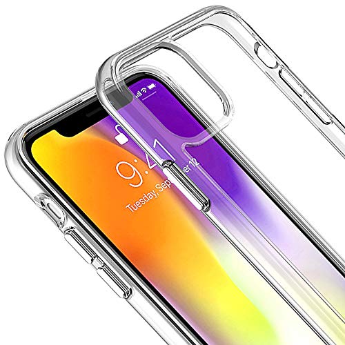 TECHGEAR iPhone 11 Pro Hülle [Fusion HD Case] Stoßfest, Slim Light, Schützend [Weich Touch Keys Design] Harte Rückenhülle [PC Back] Bumper hülle Kompatibel mit iPhone 11 Pro 5,8 [Super klar] von TECHGEAR
