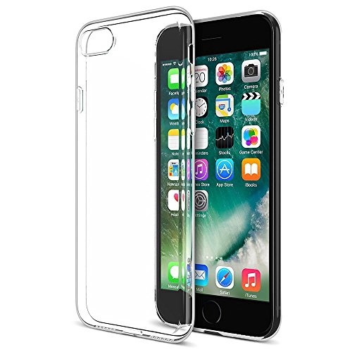 TECHGEAR iPhone SE 2022/2020, iPhone 8 iPhone 7 Hülle - [Airflex] Slim & Light-Hülle, Schutz, Flexible Gel/TPU-Abdeckung Ultradünn, Ultraklar Case kompatibel mit Apple iPhone 8 iPhone 7 (Transparent) von TECHGEAR