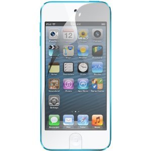 Techgear Bildschirmschutzfolie für Apple iPod Touch 5 / 5G / 5. Generation / 10,16 cm (4 Zoll) / 2012 / 32 GB / 64 GB, mit Reinigungstuch von TECHGEAR