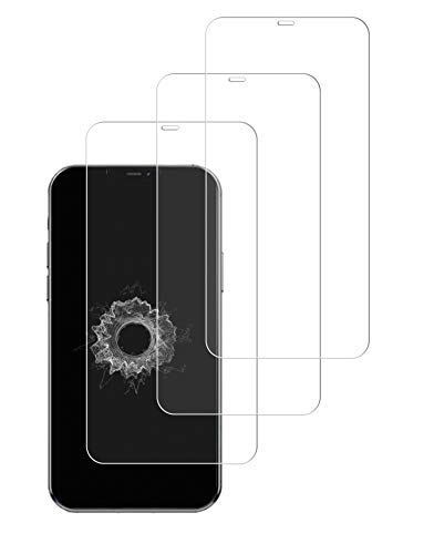 TECHKUN Schutzfolie für iphone 12 Mini (5,4'') [3 Stück], Schutzglas für iphone 12 Mini (5,4 Zoll) von TECHKUN