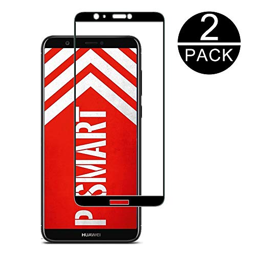 TECHKUN Schutzglas für Huawei P Smart Ultra-Klar,9H Härte,Anti-Fingerabdruck,Anti-Bläschen,Displayschutzfolie für Huawei P Smart 2018 [2 Stück] von TECHKUN