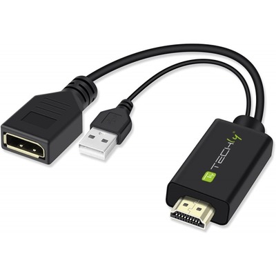 Adapter-Hdmi-A-M/Displayport-1.2-F -- Adapter-Hdmi-A-M/Displayport-1.2-F -- von TECHLY