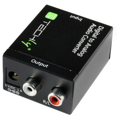 Digital Audio zu Analog Audio Konverter -- von TECHLY