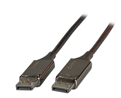 DisplayPort AOC Anschlusskabel 8K -- St.-St., 30m, schwarz von TECHLY