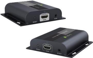HDBitT Extender Sender/Empfänger over ,IP, mit IR, 120m Hersteller: Techly (IDATA-EXTIP-383V4) (geöffnet) von TECHLY