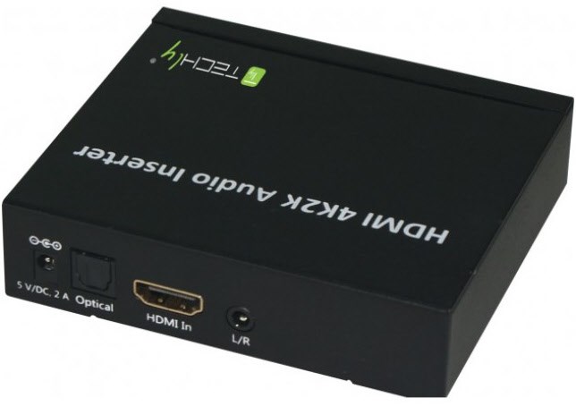 HDMI/DVI 4K2K Audio Inserter von TECHLY
