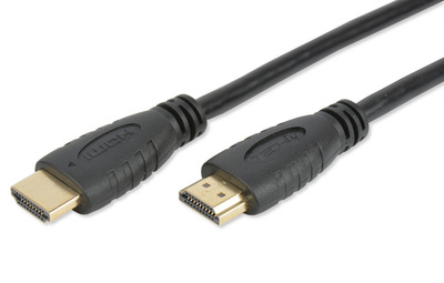 HDMI 4K 60Hz High Speed Anschlusskabel -- mit Ethernet, schwarz, 0,5 m HDMI 4K 60Hz High Speed Anschlusskabel -- mit Ethernet, schwarz, 0,5 m von TECHLY