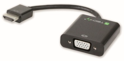 HDMI zu VGA Konverter mit Audio und -- Micro-USB von TECHLY