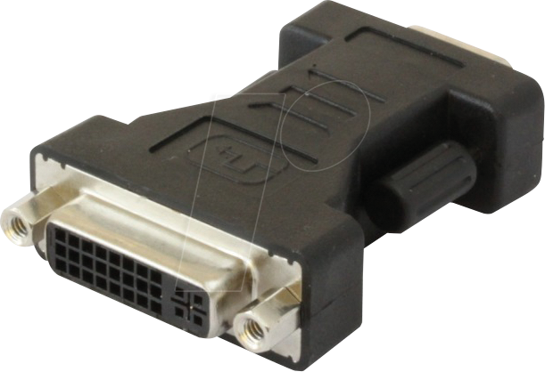 IADAP-DVI-9100 - DVI Adapter, VGA Stecker auf DVI Buchse von TECHLY