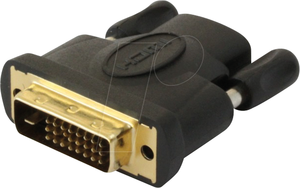 IADAP-DVI-HDMI-F - HDMI Adapter, HDMI-Buchse auf DVI 24+1 Stecker von TECHLY