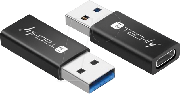 IADAP-USB3-AFT - Adapter USB 3.0 A Stecker > C Buchse von TECHLY