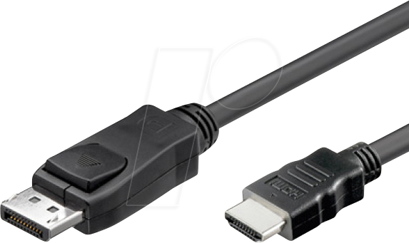 ICOC-DSP-H-020 - Displayport 1.1 Kabel, DP-HDMI, 1080p, 2,0 m von TECHLY