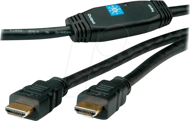 ICOC-HDMI-A-250 - HDMI Ethernet Kabel, 25m, schwarz von TECHLY