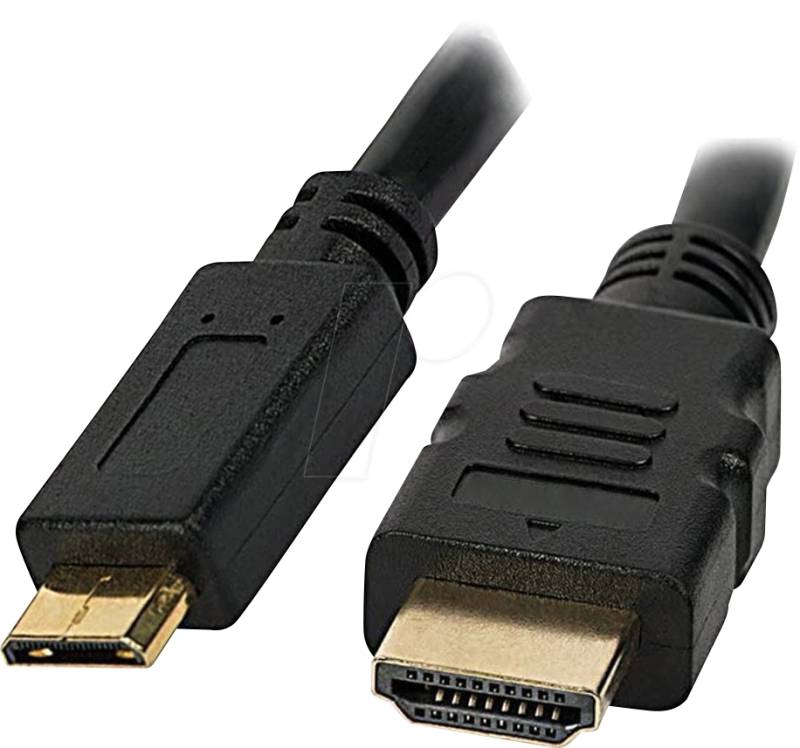 ICOC-HDMI-B-015 - High Speed HDMI Kabel mit Ethernet, Mini C > HDMI A, 1,8 m von TECHLY