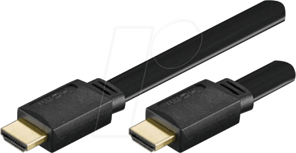 ICOC-HDMI-FE-100 - HDMI Flachkabel schwarz, 10m von TECHLY