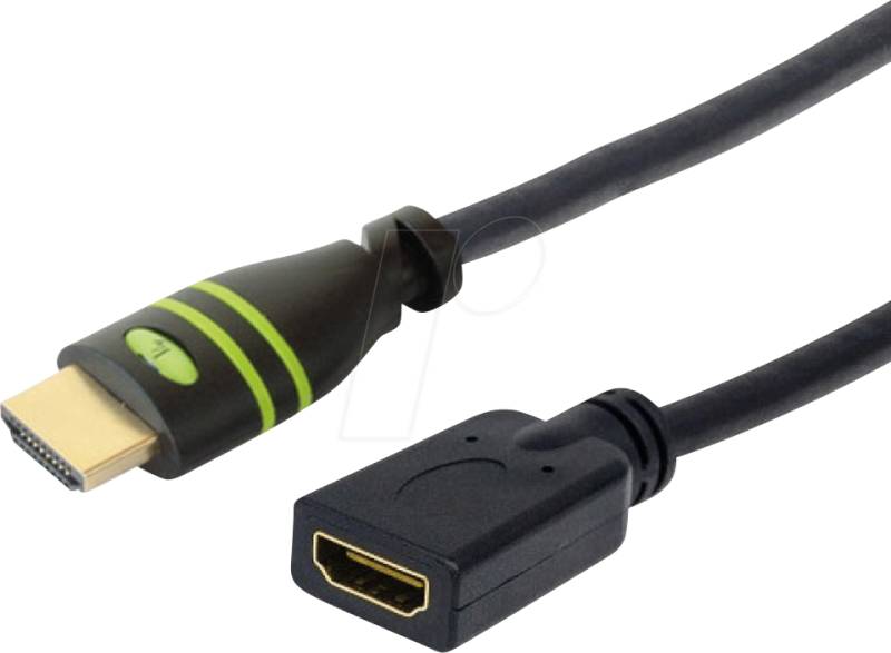 ICOC-HDMI4EXT018 - High Speed HDMI mit Ethernet, Verlängerung, 1,8 m von TECHLY