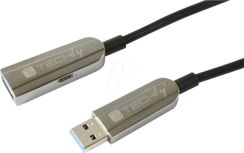 ICOC-U3AMF-HY020 - Aktives USB 3.0 Verlängerungskabel USB A, 20 m von TECHLY