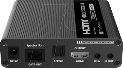 IDA EXT-676R - HDMI/SPDIF Extender über Cat.6/6a/7, Empfänger von TECHLY