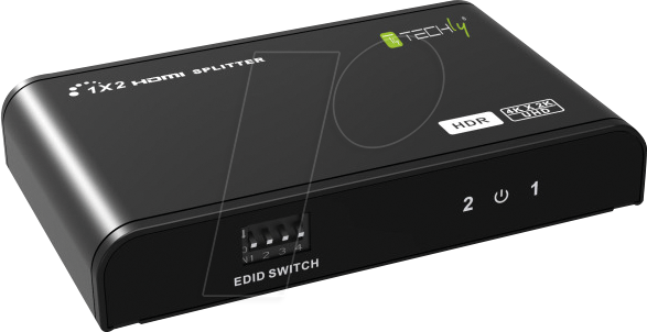 IDA HDMI2-4K2HDR - HDMI Splitter 4K, 2-Port von TECHLY