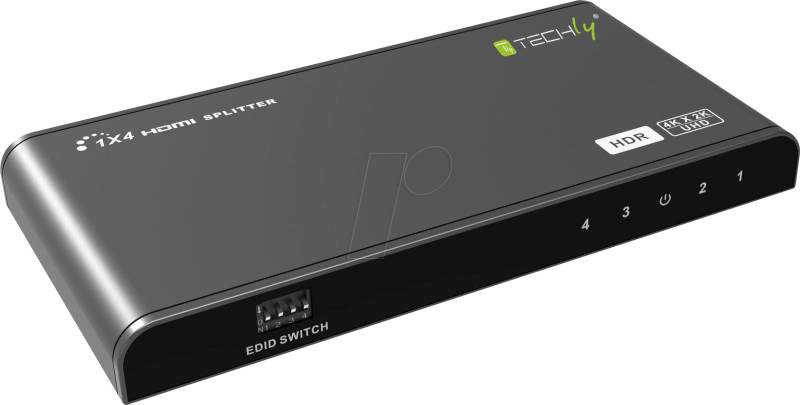 IDA HDMI2-4K4HDR - HDMI Splitter 4K, 4-Port von TECHLY