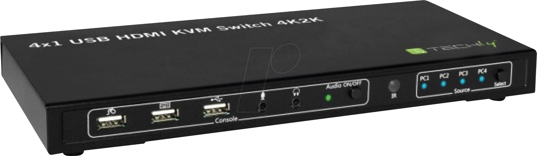 IDA-KVM-HDMI4U - KVM Switch, USB, HDMI, 4K, 4 Port von TECHLY