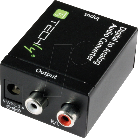 IDA SPDIF-3 - Digital Audio Konverter, Coax / Toslink auf Cinch analog von TECHLY