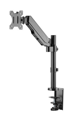 Schreibtischhalterung für 1 LCD TV LED -- 17"-32", 1 Arm, mit Gasfeder, Schwarz von TECHLY