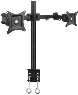 Schreibtischhalterung für 2 LCD TV LED -- 13"-27", diagonal, mit Klemme von TECHLY