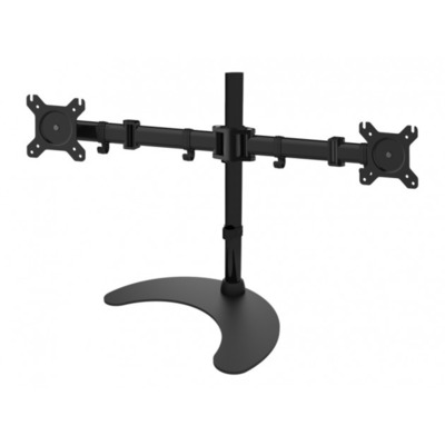 Schreibtischhalterung für 2 LCD TV LED -- 13"-27", mit Standfuß von TECHLY