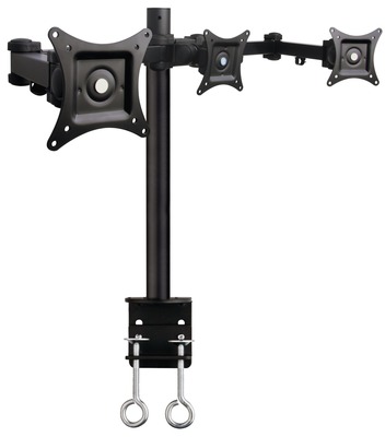 Schreibtischhalterung für 3 LCD TV LED -- 13"-24", mit Klemme Schreibtischhalterung für 3 LCD TV LED -- 13"-24", mit Klemme von TECHLY