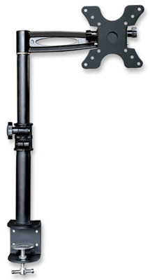 Schreibtischhalterung für LCD TV LED -- 13"-27", Mittelarm neigbar, mit Klemme Schreibtischhalterung für LCD TV LED -- 13"-27", Mittelarm neigbar, mit Klemme von TECHLY