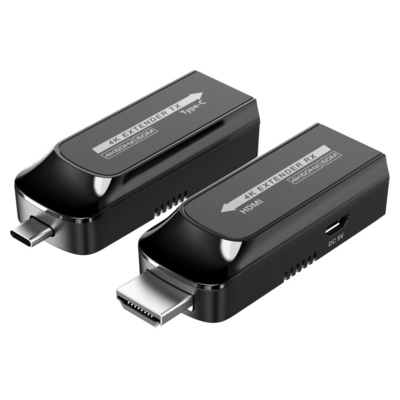 Techly USB-C auf HDMI 4k 120Hz Extender -- über Cat.6/6A/7-Kabel 60m Techly USB-C auf HDMI 4k 120Hz Extender -- über Cat.6/6A/7-Kabel 60m von TECHLY
