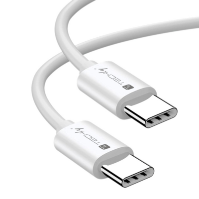 Techly USB4 Gen2 USB-C EPR Kabel -- 20G 240W zertifiziert 2m weiß Techly USB4 Gen2 USB-C EPR Kabel -- 20G 240W zertifiziert 2m weiß von TECHLY
