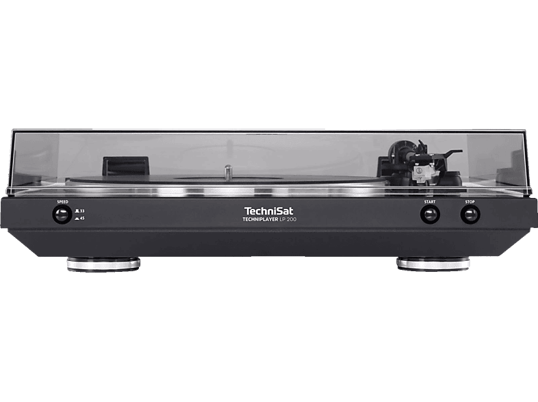 TECHNISAT 0000/9412 Techniplayer LP 200 Plattenspieler Schwarz/Silber von TECHNISAT