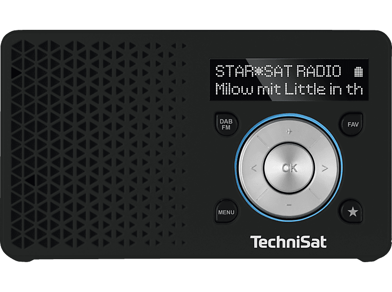 TECHNISAT DIGITRADIO 1 Radio, Digital, FM, DAB+, DAB, Schwarz/Silber von TECHNISAT