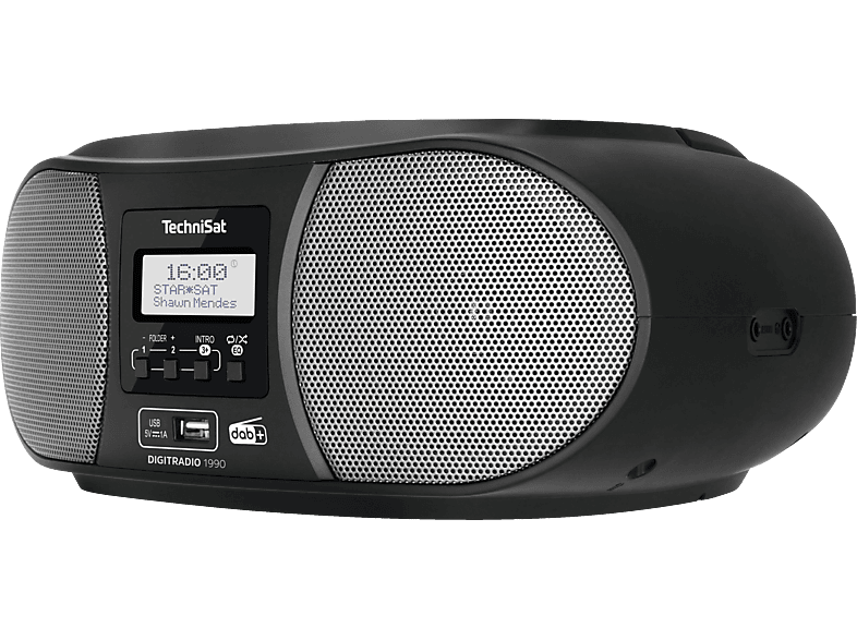 TECHNISAT DIGITRADIO 1990 DAB+ Radio, Schwarz von TECHNISAT