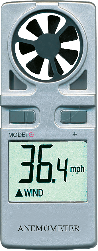 ANEMO 3000 - Anemometer EA 3000, Flügelrad, 0,2 bis 30 m/s von TECHNOLINE