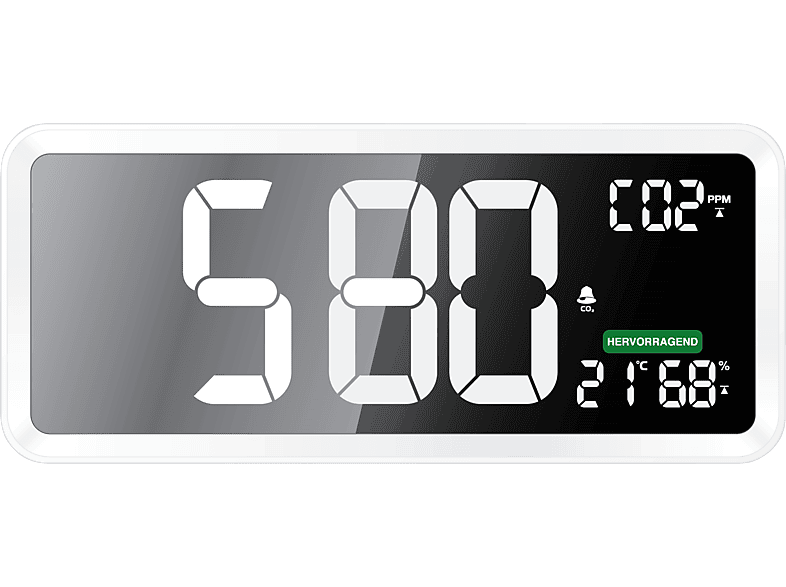 TECHNOLINE WL 1040 mit CO2 Messung Wanduhr TECHNOLINE WL 1040 mit CO2 Messung Wanduhr von TECHNOLINE