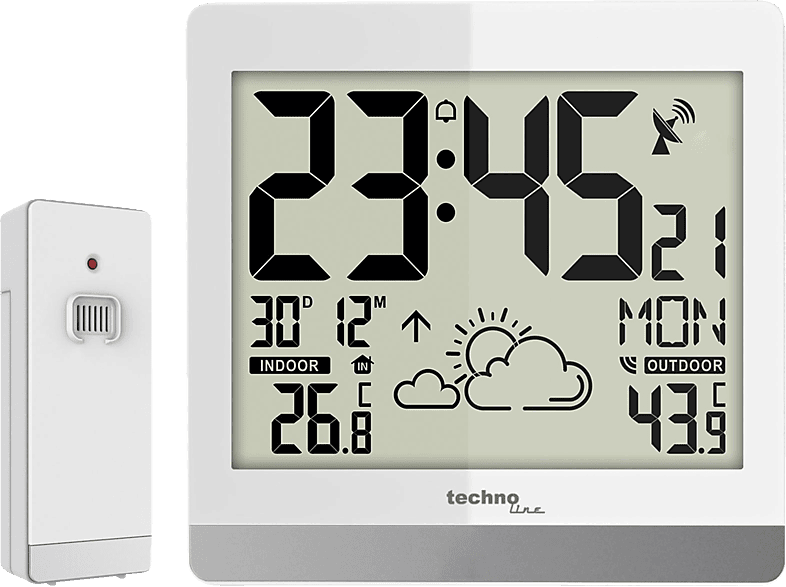TECHNOLINE WS 8119 Funkwanduhr von TECHNOLINE