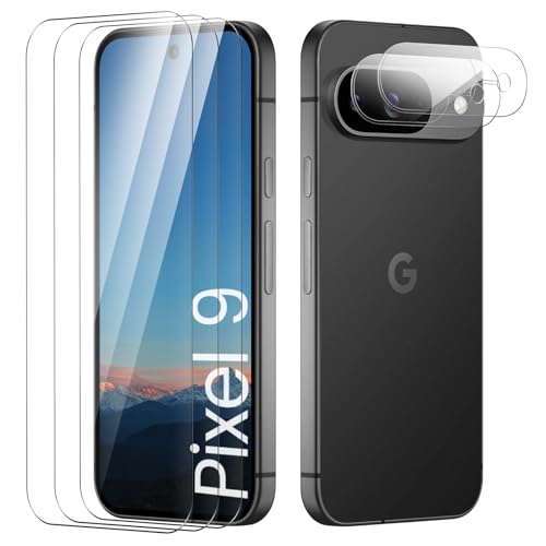 TECHO Displayschutzfolie für Google Pixel 9, Fall Freundlich, Blasenfrei, Kante an Kante, Ultra-HD Schutzfolie Displayschutzfolie, 3 Stück Schutzfolie und 2 Stück Kameraschutz TECHO Displayschutzfolie für Google Pixel 9, Fall Freundlich, Blasenfrei, Kante an Kante, Ultra-HD Schutzfolie Displayschutzfolie, 3 Stück Schutzfolie und 2 Stück Kameraschutz von TECHO