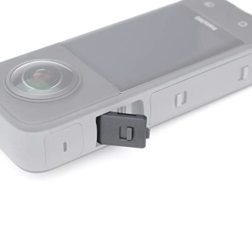 Kamera Akku USB Ladeanschluss Seitenabdeckung für Insta360 One X3, Action Kamera Akkudeckel Ersatzteile von TECKEEN