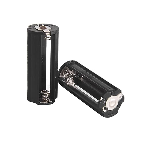 TECKEEN 2 Stück Kunststoff-Batterie-Speicher-Adapter-Kasten Batteriehalter zylindrische Aufbewahrungsbox für 3 AAA-Batterien Taschenlampe TECKEEN 2 Stück Kunststoff-Batterie-Speicher-Adapter-Kasten Batteriehalter zylindrische Aufbewahrungsbox für 3 AAA-Batterien Taschenlampe von TECKEEN