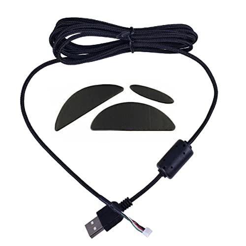TECKEEN Ersatz-Mausfüße für Logitech G500 G500s + Kabel von TECKEEN