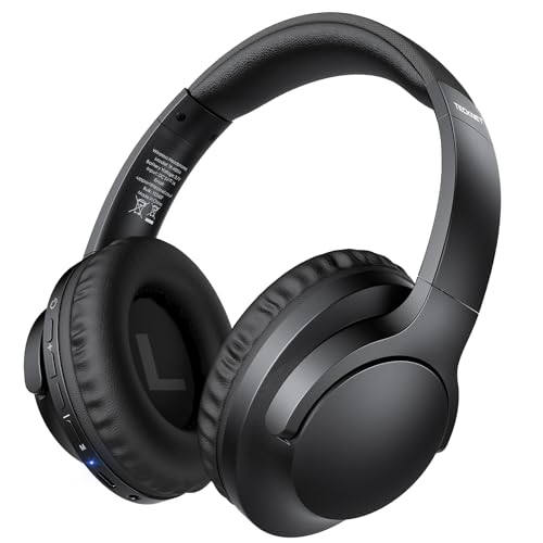 TECKNET Bluetooth-Kopfhörer Over-Ear,Kopfhörer Kabellos Bluetooth 70 Stunden Spielzeit und 5.3 BT,Mikrofon für Telefonate,HiFi-Stereo,Memory Foam,Faltbare Wireless Kopfhörer für Reisen/Büro/Handy/PC TECKNET Bluetooth-Kopfhörer Over-Ear,Kopfhörer Kabellos Bluetooth 70 Stunden Spielzeit und 5.3 BT,Mikrofon für Telefonate,HiFi-Stereo,Memory Foam,Faltbare Wireless Kopfhörer für Reisen/Büro/Handy/PC von TECKNET