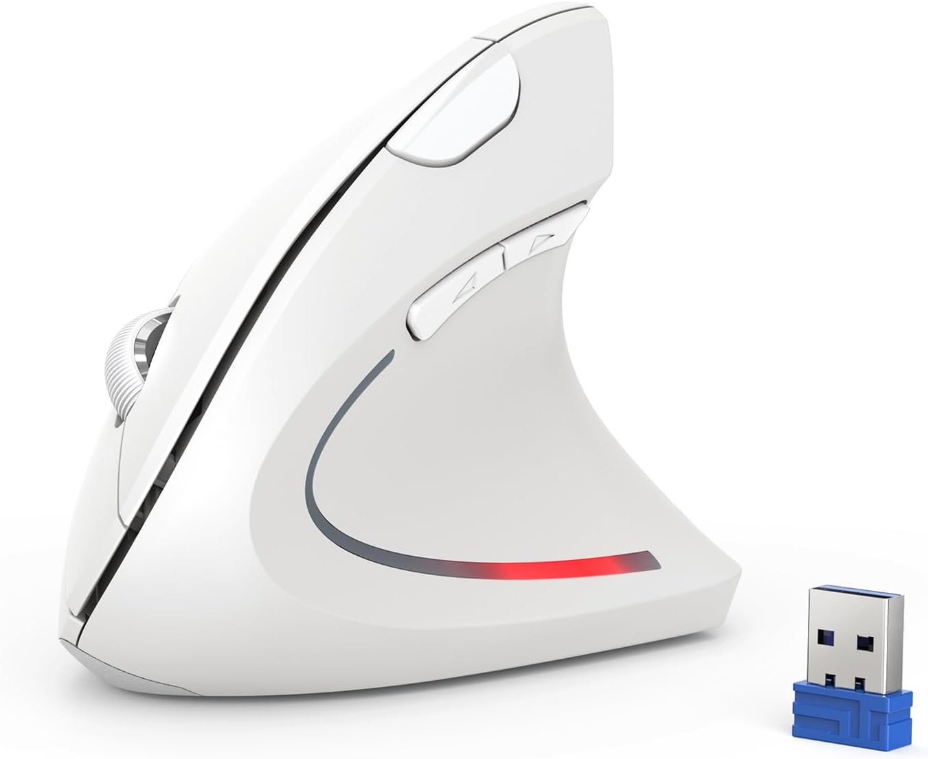 TECKNET Ergonomisch 4800 DPI Präzise Steuerung schützt den Arm mit 6 Tasten Maus (USB, Effizienz Anpassbare Geschwindigkeit Mit 5 DPI-Stufen (4800 bis 800) von TECKNET