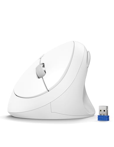 TECKNET Ergonomische Maus Kabellos, 4800 DPI Vertikale Maus, 99% Lärmminderung, 6 Tasten, 2.4G Computer Funkmaus, Leise Wireless Mouse for Laptop, PC, Chromebook, Mac TECKNET Ergonomische Maus Kabellos, 4800 DPI Vertikale Maus, 99% Lärmminderung, 6 Tasten, 2.4G Computer Funkmaus, Leise Wireless Mouse for Laptop, PC, Chromebook, Mac von TECKNET