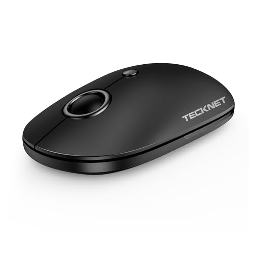 TECKNET Funkmaus 2,4G, 4800 DPI Maus Kabellose für Laptop/PC/MacBook/Linux, Leise Maus mit 5 Einstellbare DPI-Pegel, 18 Monate Batterielaufzeit, Wireless Maus für Links-& Rechtshänder, Kleine Hände TECKNET Funkmaus 2,4G, 4800 DPI Maus Kabellose für Laptop/PC/MacBook/Linux, Leise Maus mit 5 Einstellbare DPI-Pegel, 18 Monate Batterielaufzeit, Wireless Maus für Links-& Rechtshänder, Kleine Hände von TECKNET