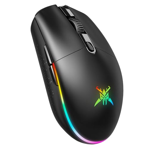 TECKNET Kabellose Gaming-Maus, RGB 2.4G/USB-C Kabelgebundene Gaming-Maus, 8000 DPI Wiederaufladbar, PC Gaming Mouse mit Programmierbaren Tasten, 72g Ultraleicht Maus für Windows XP/11/10/8/7 usw TECKNET Kabellose Gaming-Maus, RGB 2.4G/USB-C Kabelgebundene Gaming-Maus, 8000 DPI Wiederaufladbar, PC Gaming Mouse mit Programmierbaren Tasten, 72g Ultraleicht Maus für Windows XP/11/10/8/7 usw von TECKNET
