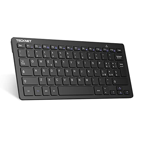 TECKNET Kabellose PC-Tastatur, kabellose Tastatur für Windows und Android Smart TV, sehr Lange Akkulaufzeit, italienisches QWERTY-Layout, leise und ultradünn TECKNET Kabellose PC-Tastatur, kabellose Tastatur für Windows und Android Smart TV, sehr Lange Akkulaufzeit, italienisches QWERTY-Layout, leise und ultradünn von TECKNET