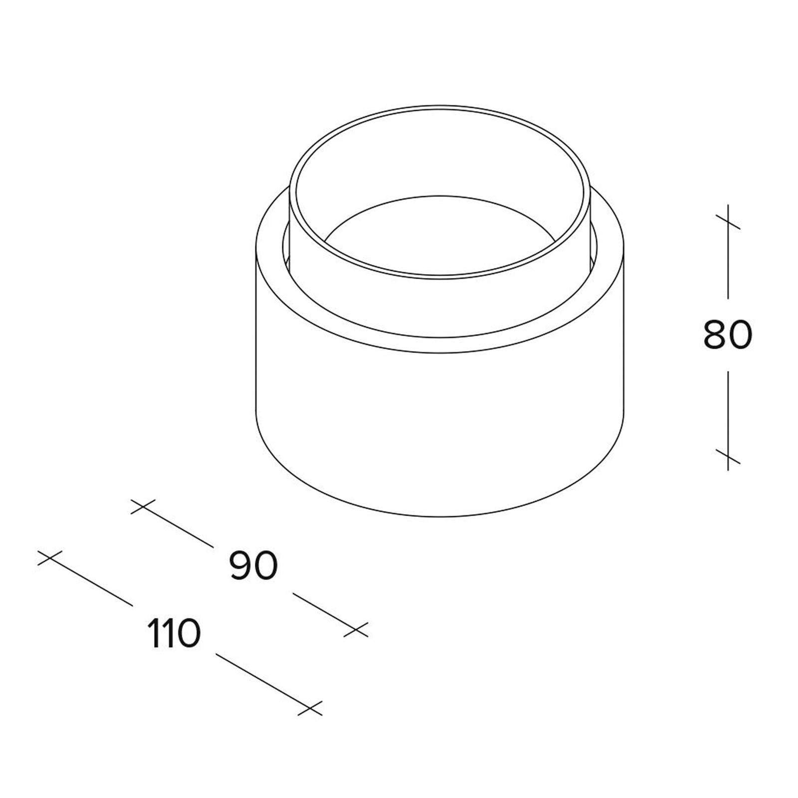 Deckenleuchte Syme, weiß, rund, Ø 11 cm, Gips, GX53 Deckenleuchte Syme, weiß, rund, Ø 11 cm, Gips, GX53 von TECNICO by Sforzin